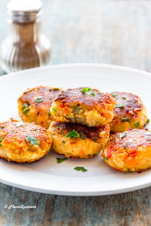 Paneer Cutlets | Indian Spiced Cottage Cheese Fritters - Flavor Quotient