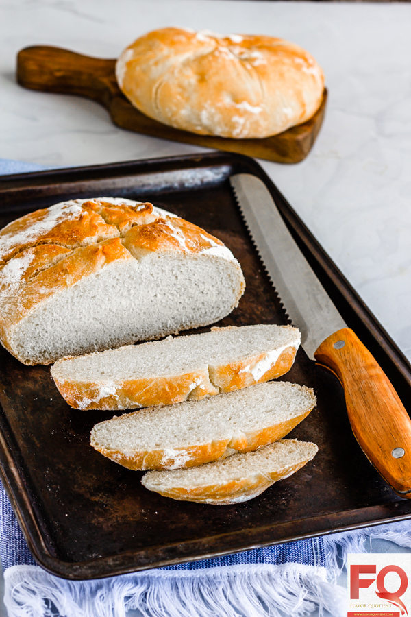 Easy Homemade Crusty Bread Country Style Flavor Quotient