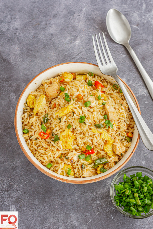 8-Chinese Egg Chicken Fried Rice