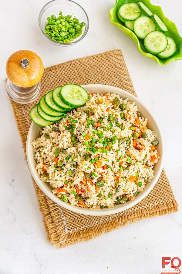 9-Veg Fried Rice