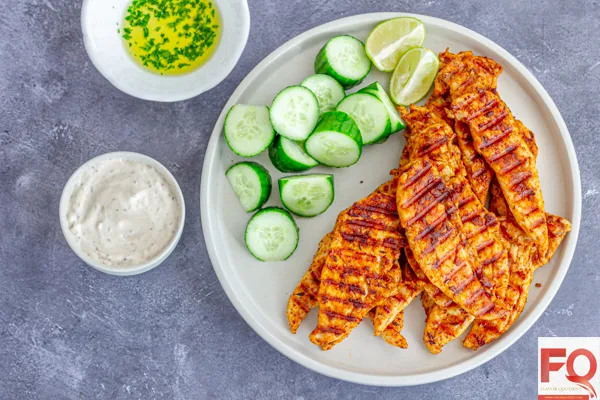 11-Grilled chicken tenders