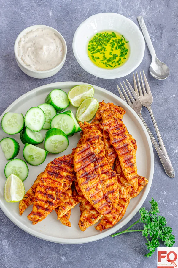 5-Grilled chicken tenders