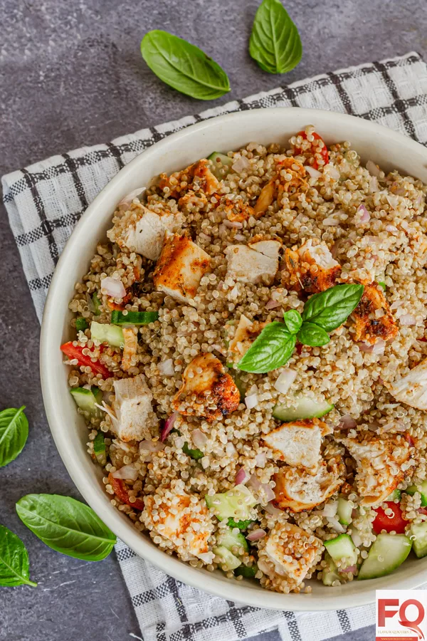 7-quinoa salad with chicken