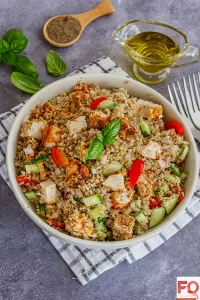 1-quinoa salad with chicken