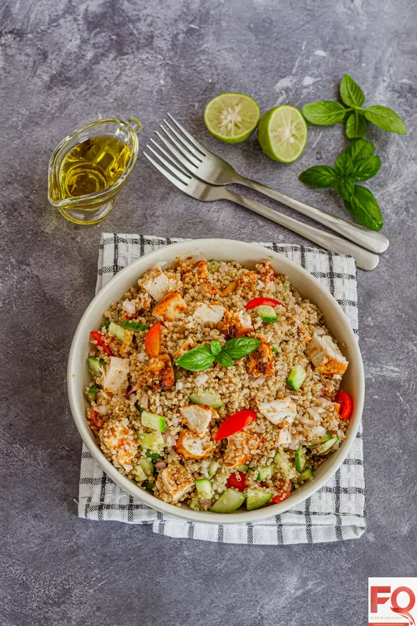 6-quinoa salad with chicken
