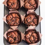 1-eggless chocolate muffins