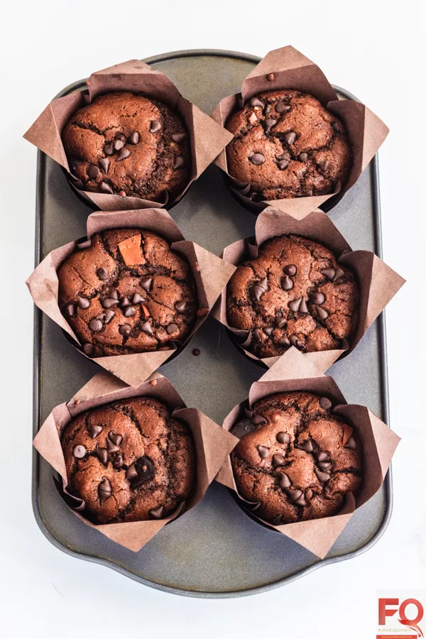 1-eggless chocolate muffins