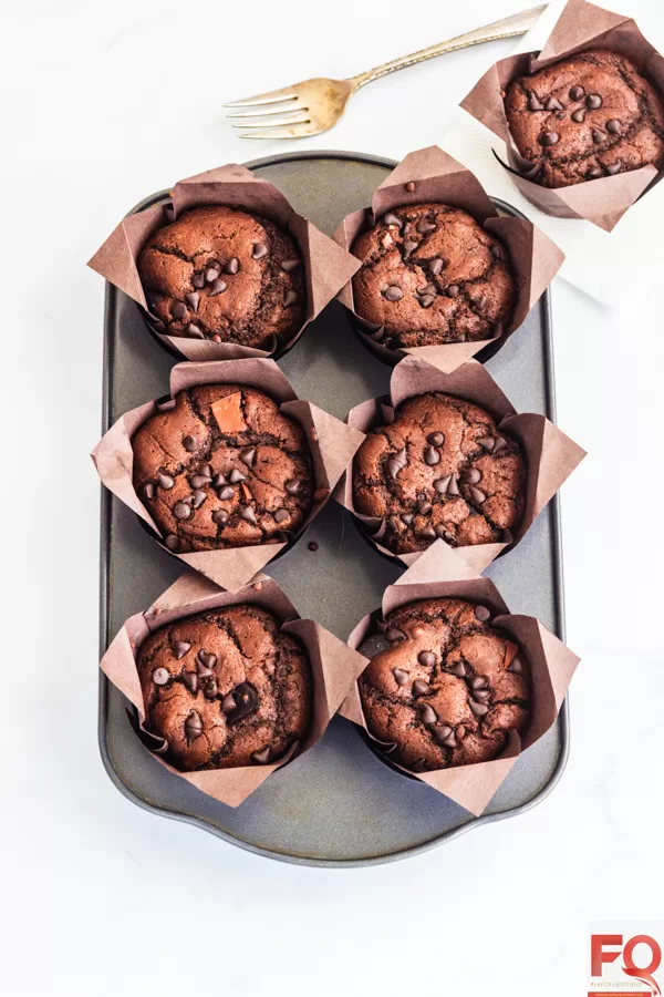 11-eggless chocolate muffins