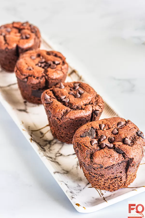 3-eggless chocolate muffins