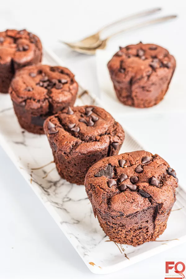 9-eggless chocolate muffins