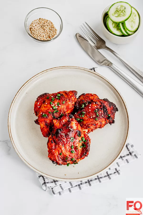 8-Gochujang chicken thighs