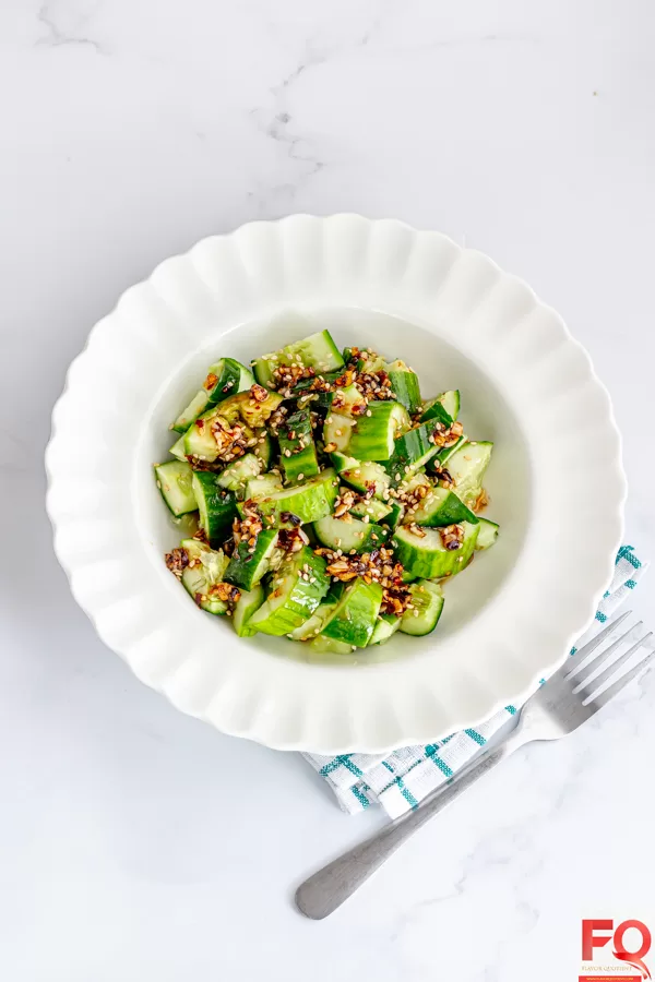 1-Smashed Cucumber salad