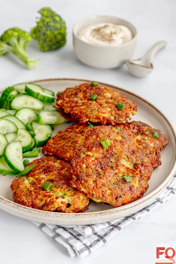 4-broccoli chicken fritters