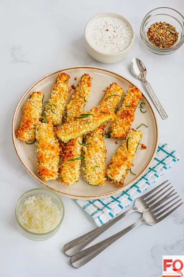 8-Air fryer zucchini fries