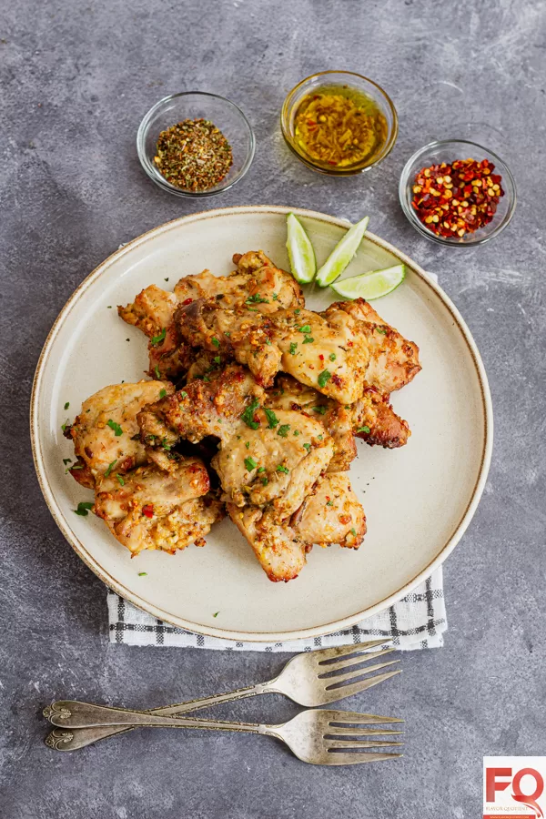 10-Garlic Parmesan Chicken thighs