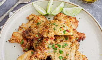 1-Garlic Parmesan Chicken thighs