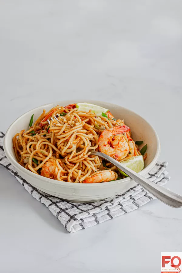6-shrimp noodles stir fry