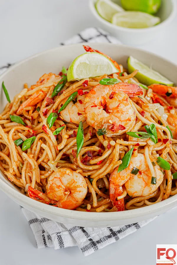 4-shrimp noodles stir fry