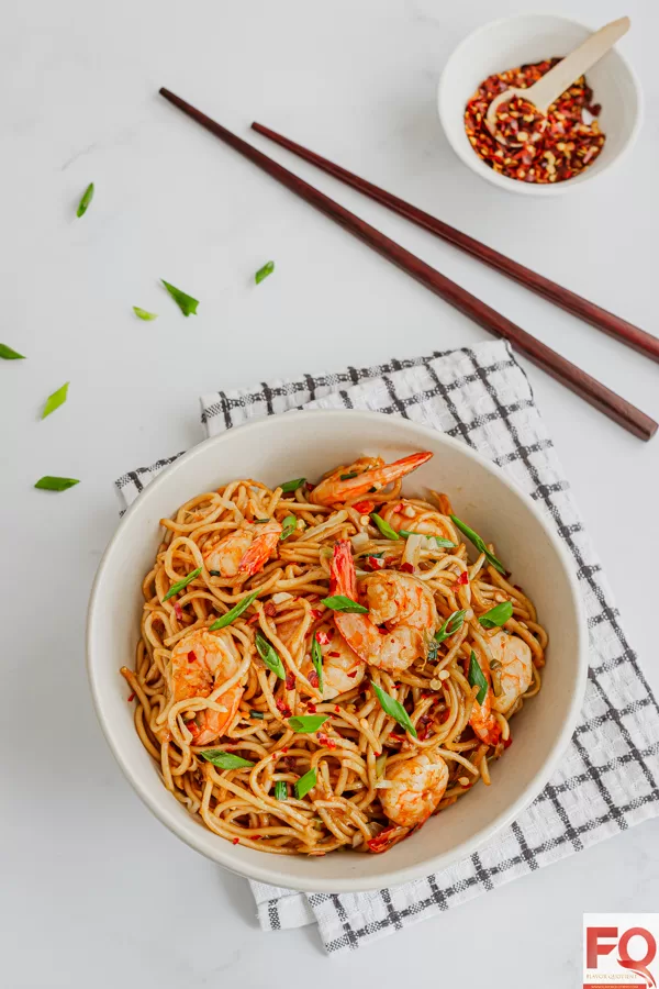 10-shrimp noodles stir fry