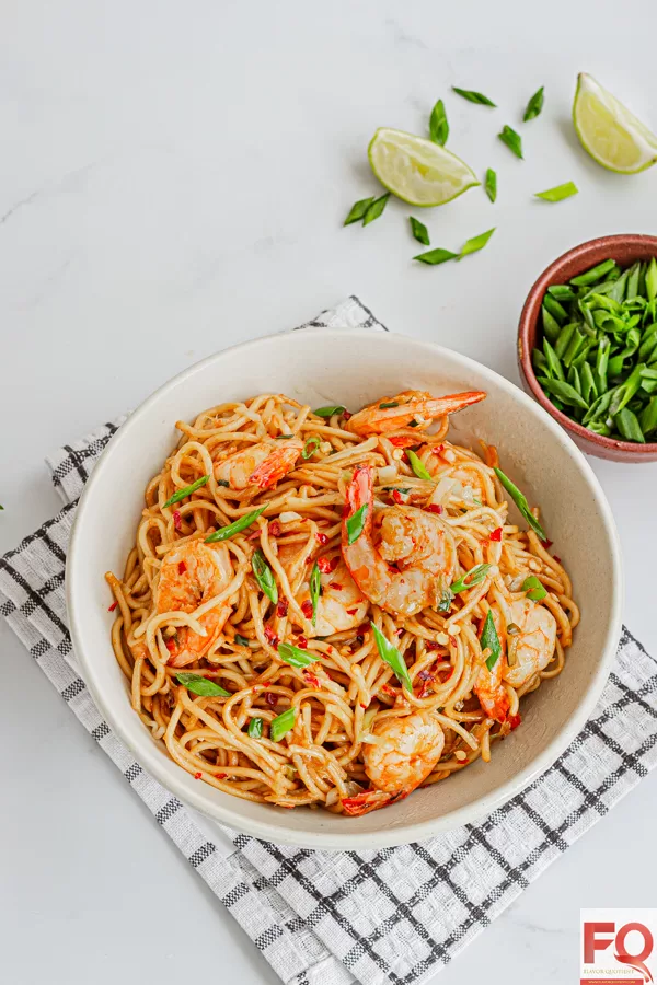 9-shrimp noodles stir fry