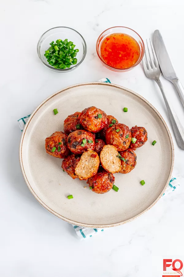 6-Sweet Chilli Chicken meatballs
