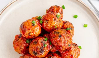 1-Sweet Chilli Chicken meatballs