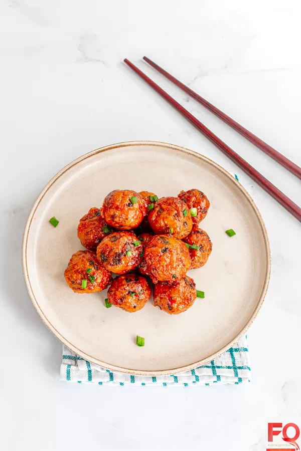 9-Sweet Chilli Chicken meatballs