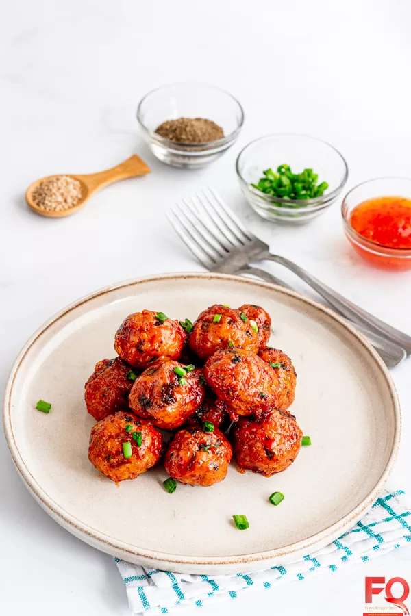 3-Sweet Chilli Chicken meatballs