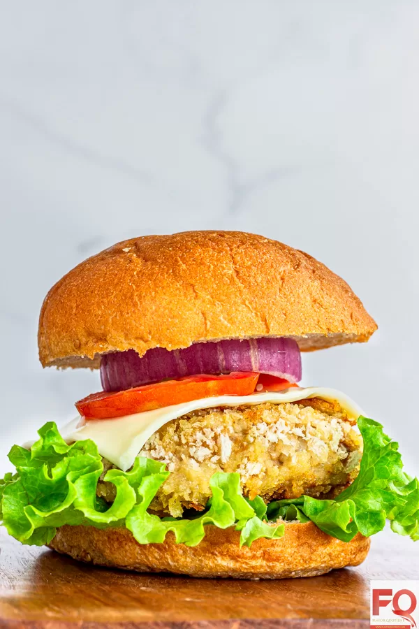 10-low calorie chicken burger