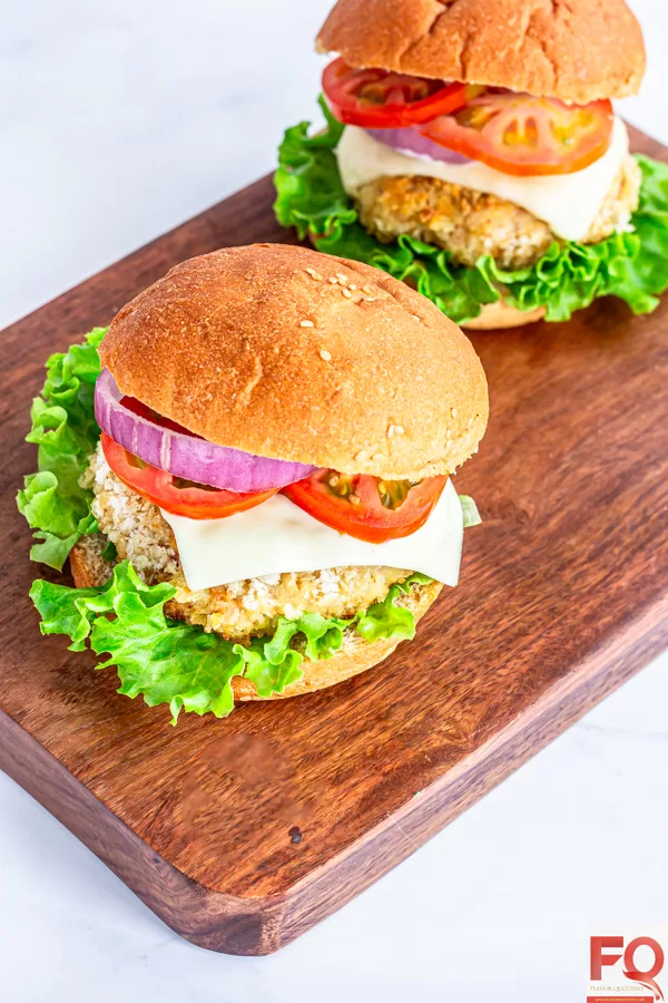 7-low calorie chicken burger