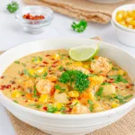 1-corn and shrimp chowder