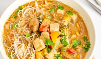1-Vegan Tofu Noodle Soup
