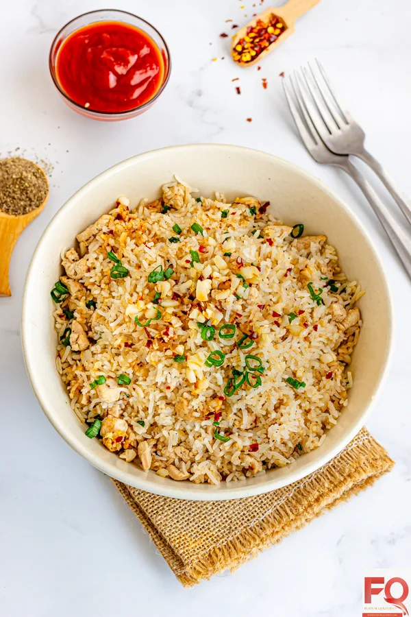 4-Chicken chilli garlic fried rice