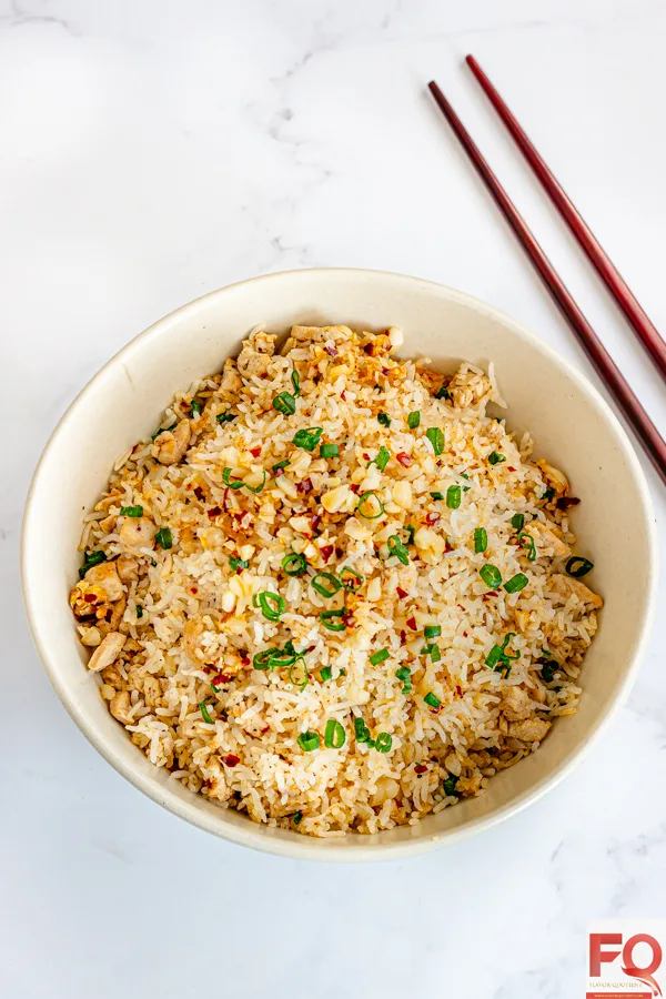 3-Chicken chilli garlic fried rice
