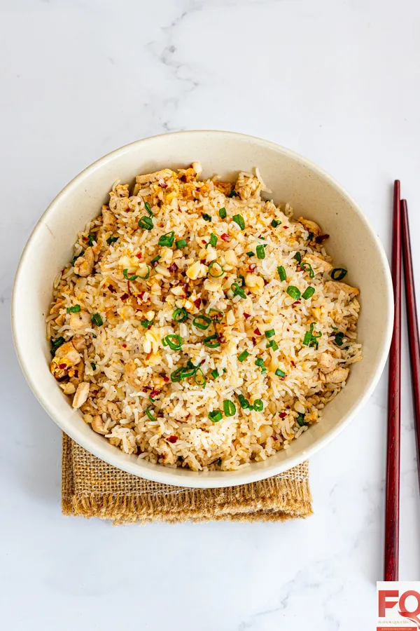 1-Chicken chilli garlic fried rice