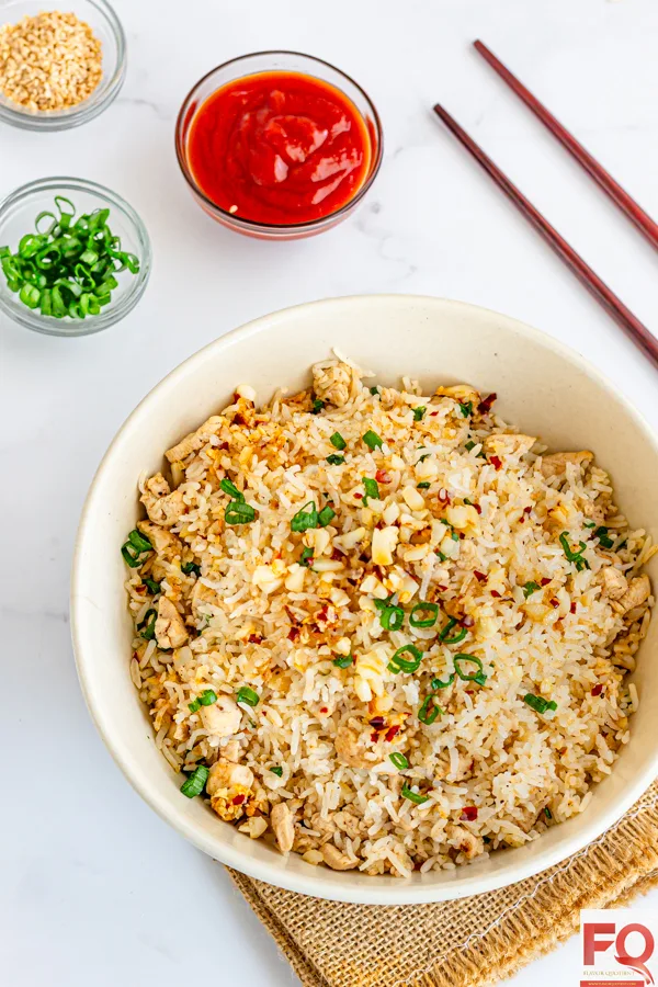 5-Chicken chilli garlic fried rice
