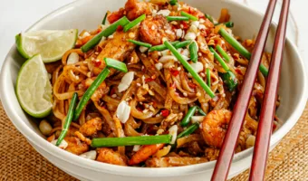1-Prawn Pad Thai Noodles