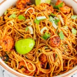 1-shrimp noodles in chilli oil