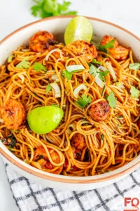 1-shrimp noodles in chilli oil
