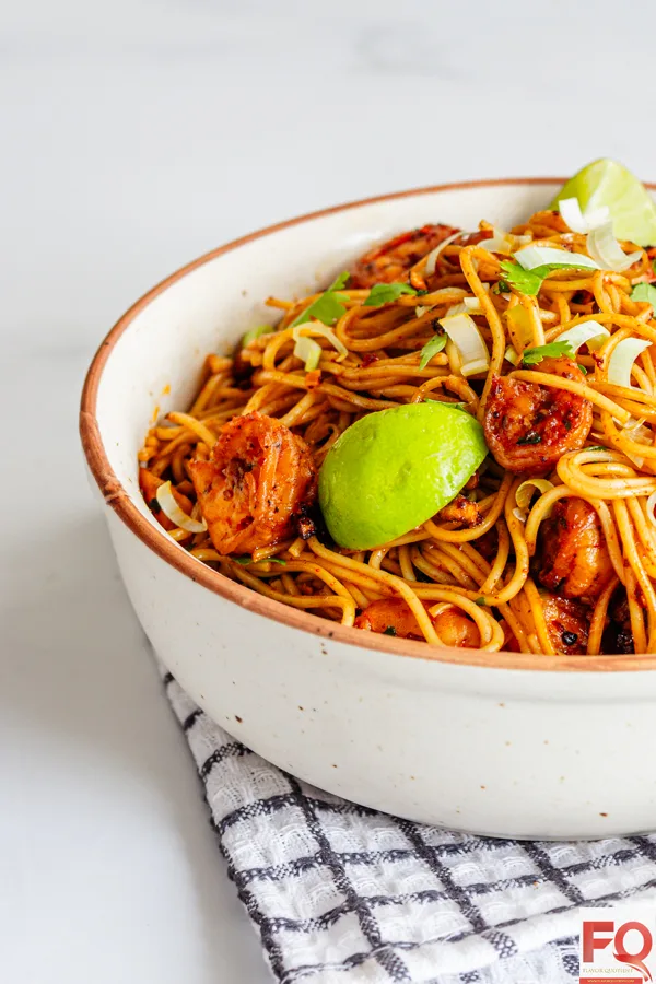 5-shrimp noodles in chilli oil
